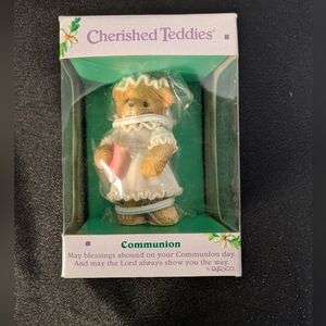 New 1999 Cherished Teddies Enesco Bear Communion Figure Gift Collectible In Box